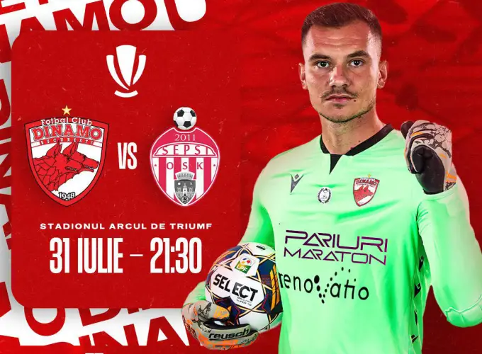 Dinamo B. vs Sepsi | România - SUPERLIGA | 31 iulie 2023